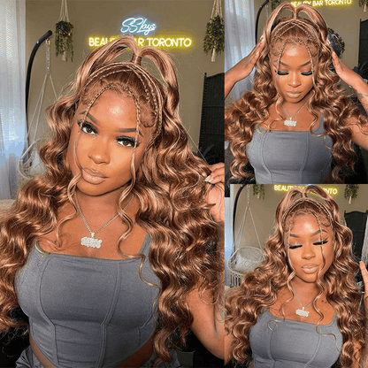 $121-$120 Code Save120 Highlight Body Wave Wear and Go Glueless Wigs Pre Cut Lace Body Wave