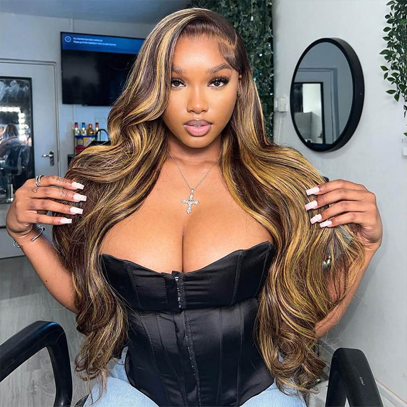 remy forte highlight wigs wear and go wigs