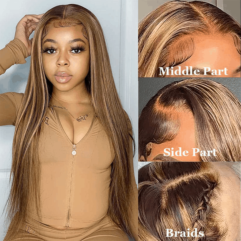 free part lace front wigs for women