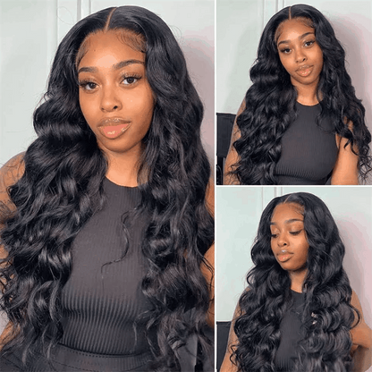 black curly lace front human hair 