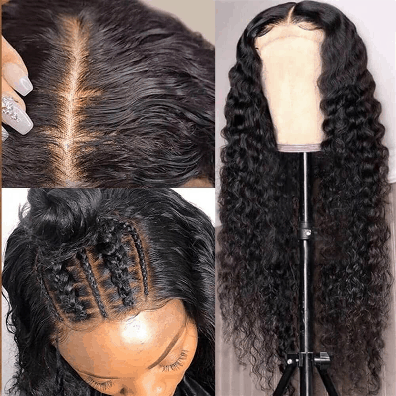 wear and go wigs black color natural scalp