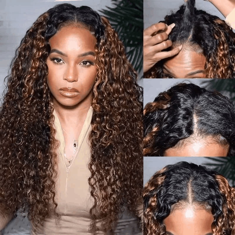 glueless lace wigs natural hair look