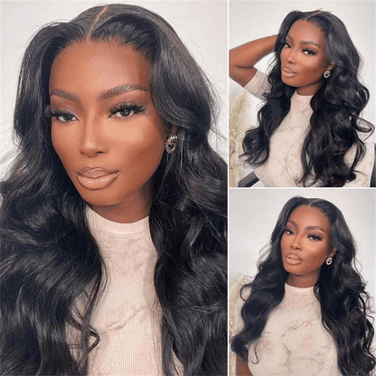 Pre Cut Glueless HD Invisible Lace Wig 4×6 And 13×4 Body Wave Wear and Go Human Hair