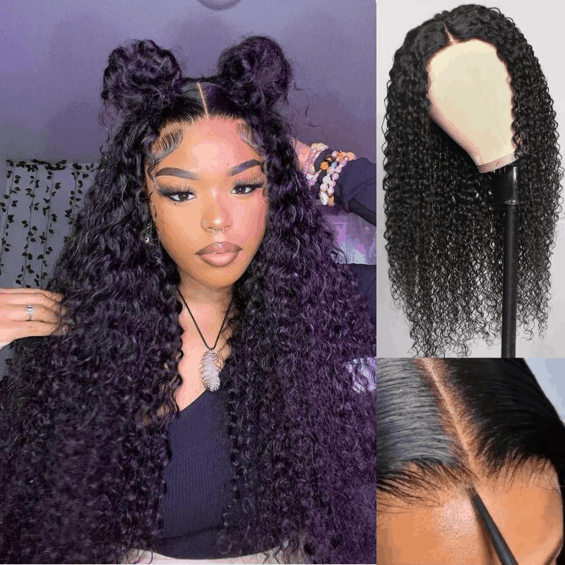 black wear and go glueless wigs jerry curly hair