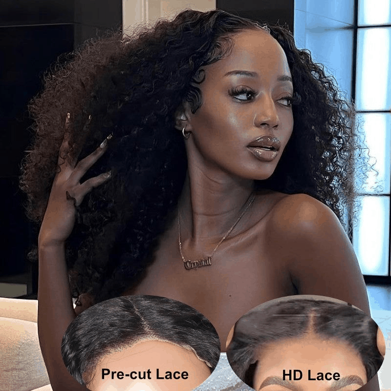 pre cut lace wig undetectable lace wigs