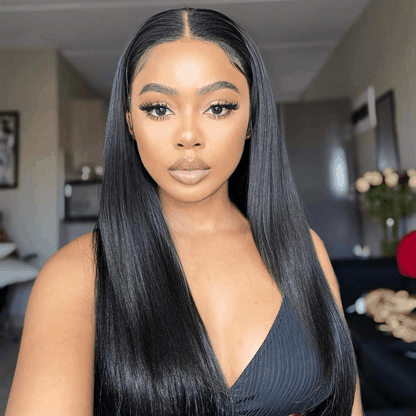 Remy Forte Straight Hair 4 Bundles with 4×4 Lace Closure Human Hair Closure With Bundles