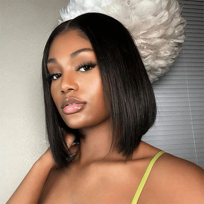 $101-$100 Code Save100 Straight V Part  Glueless Bob Wig