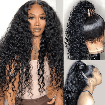 glossy pre cut 360 wig same style as celebrities