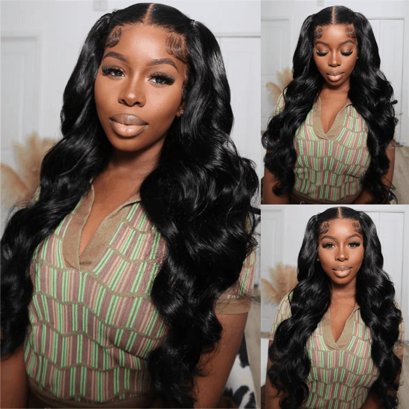 Black Friday Wear Go Body Wave Wig Quick & Easy Body Wave Natural Black