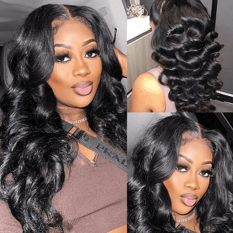 Black Friday Wear Go Body Wave Wig Quick & Easy Body Wave Natural Black