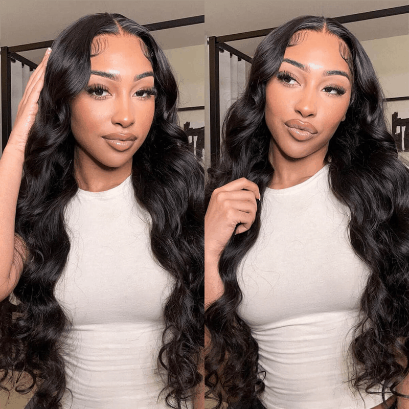 Anniversary Sale Wear Go Body Wave Wig Quick & Easy Body Wave Natural Black