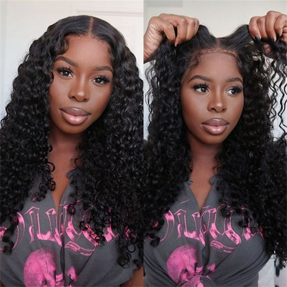 Flash Sale Beginner Friendly Kinky Curly Wigs Pre Cut Lace Wear Go Lace Wigs For Valentine's Day