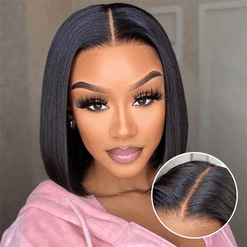 Flash Sale Wear Go Pre Cut Wigs Bob Wig HD Glueless Lace Human Hair Wigs