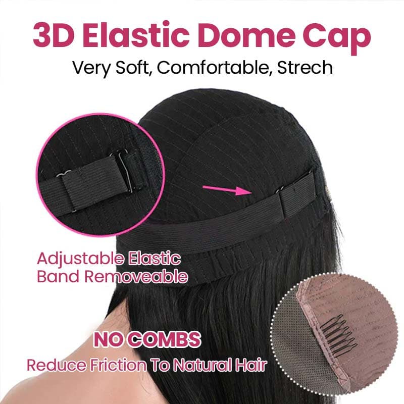 dome cap breathable wear and go wigs