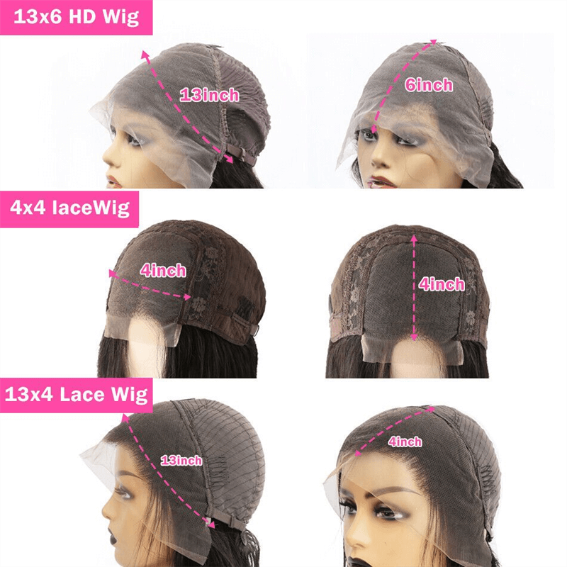 #99J Burgundy Body Wave 13*6 HD Glueless Lace Wigs Human Hair Wigs For Black Women