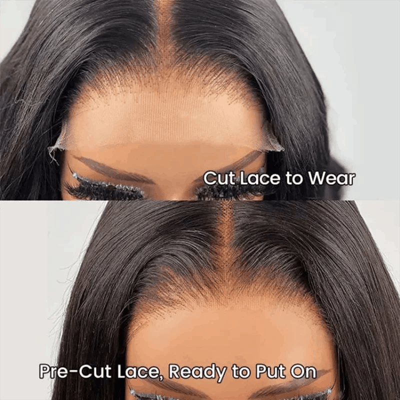 $101-$100 Code Save100 Silky Straight Hair Wear And Go Wig Pre Cut Lace Wigs