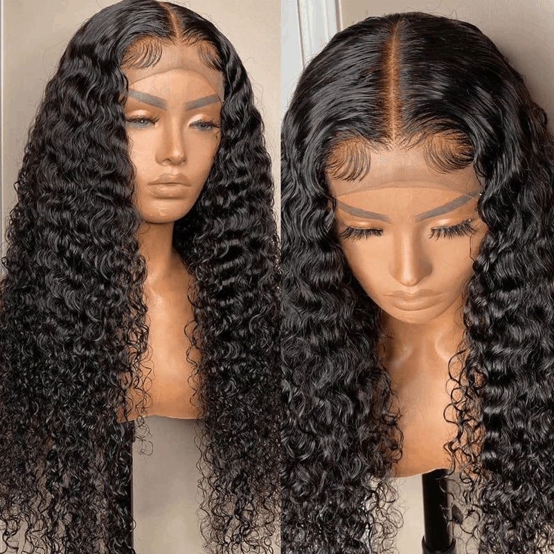 lace front human hair wear and go with baby hair