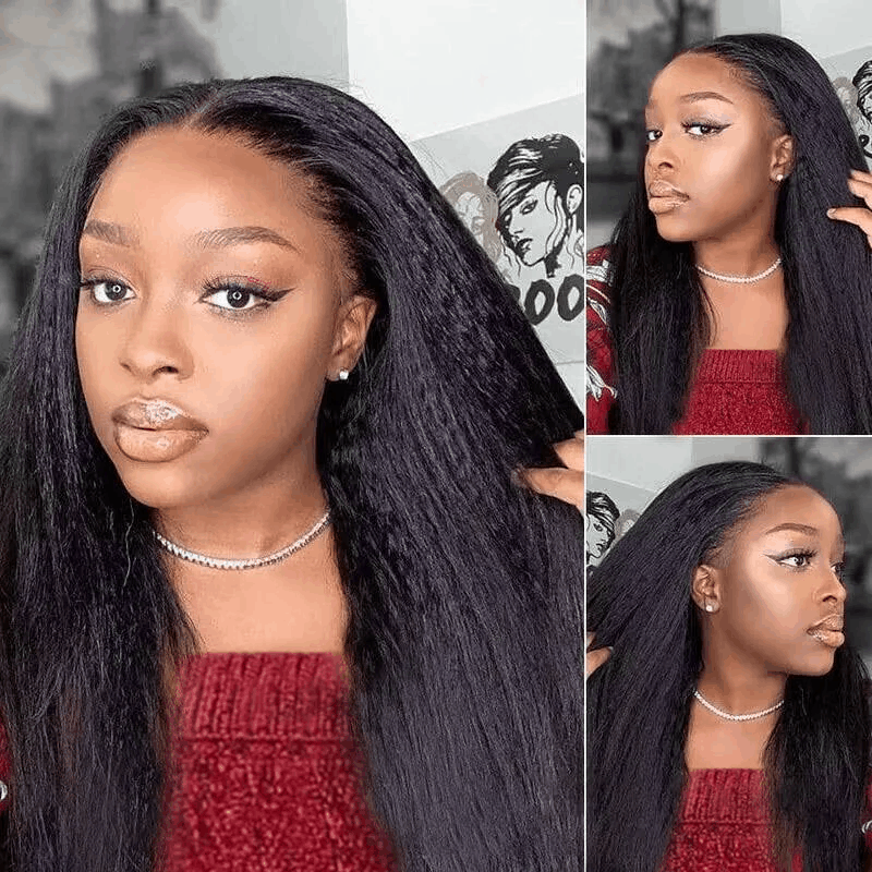 wear and go wigs black color long hair