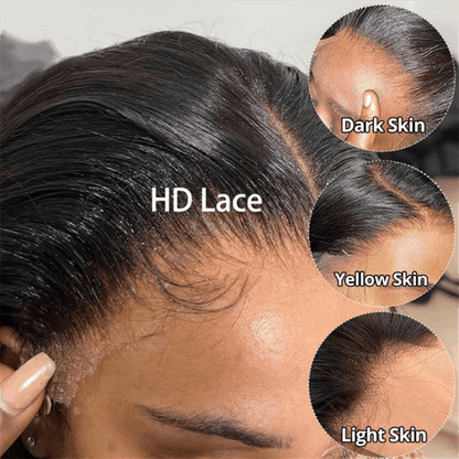 HD lace undetectable wear and go wigs