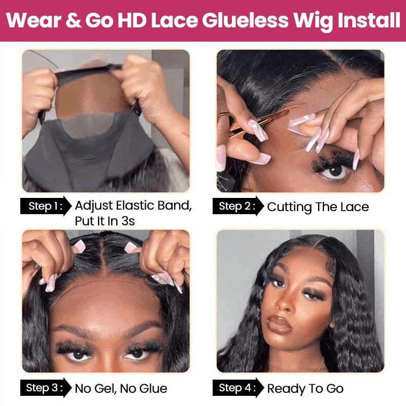 wear and go wigs glueless wigs installation